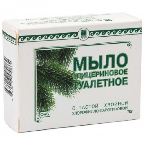 Купить Мыло туалетное глицериновое Фитолон с пастой хвойной хлорофилло-каротиновой  г. Астрахань  